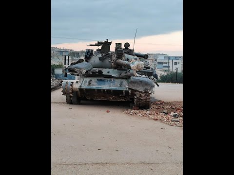 Dozens of Armored Vehicles Captured in Aleppo -- Including WWII AA Gun and T-55 Tanks