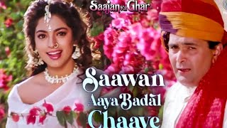 Saawan Aaya Baadal Chaaye II Rishi Kapur & Juhi Chawla II Kumar Sanu & Sadhna Sargam #song