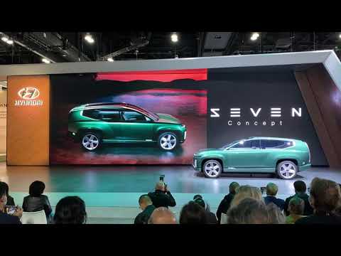 Hyundai EV Concept SUV Seven 7 Debut 현대차 전기 SUV 콘셉트 세븐 첫 공개