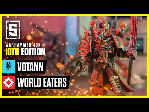 Votann vs World Eaters | Warhammer 40k Battle Report