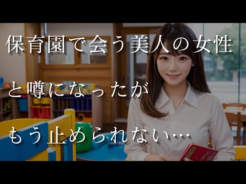 【大人の事情】保育園で会う美人の女性と噂になったがそのまま…