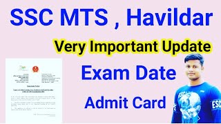 ssc MTS, Havildar  Very Important Update / by FM Manoj