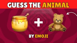 Guess the Animal by Emoji Challenge 🐾 | Emoji Animal Quiz Game #animalquiz #emojiquiz