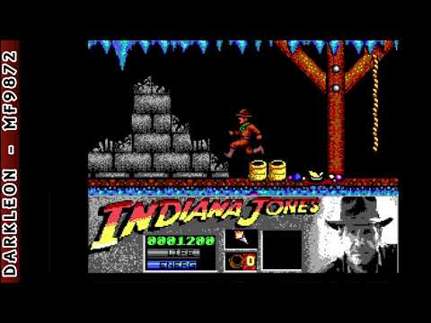 Indiana Jones and the Last Crusade - The Action Game © 1989 LucasFilm   PC DOS - Gameplay