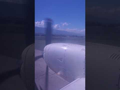 SUNRISE AIRWAYS - ONE ENGINE STARTED on the runway. Will the plane take off. Watch it to the end