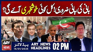 PTI and Govt Negotiation  - ARY News 2 PM headlines | 15th JAN 2025