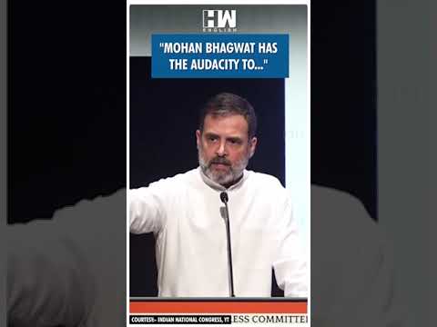 #Shorts | "Mohan Bhagwat has the audacity.." | Rahul Gandhi | Constitution | Ram Mandir | RSS