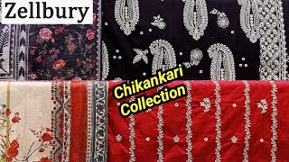 Zellbury Chikankari Lawn Collection 2025♥️Zellbury Unstitched Summer Collection♥️