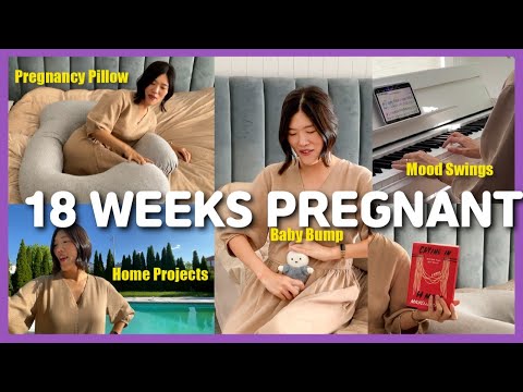 18 Weeks Pregnancy Vlog l Baby Bump Starting to Show! 2nd trimester Pregnancy Essentials & Tips