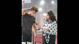 Accidentally takkar prank on cute girl 🙈||romantic 😛|#prank #romantic #prankoncutegirl #shorts