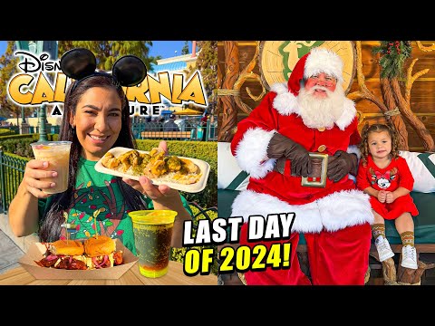 🎄 Our FINAL 2024 Disneyland Resort 2024 Visit! | Meeting Santa, New Foods, Merch + MUCH MORE!