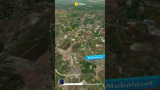 3D map route animation #trending #shorts #viral #3dmap