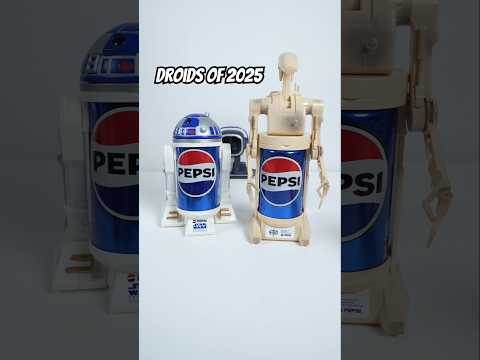 Star Wars Can Holder ft. R2-D2 and Battle Droid #starwars #droids #robot #pepsi