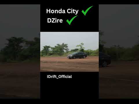 Honda City and Maruti Dzire- different segment drift #hondacity #honda #marutisuzuki