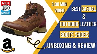 Red Chief Men's Leather Boots Casual Shoes - Review - RC3051 #redchief #casualshoe #leathershoes