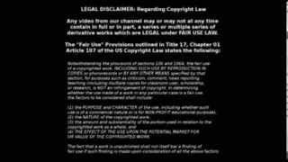 My Own Fair Use Legal Disclaimer Intro