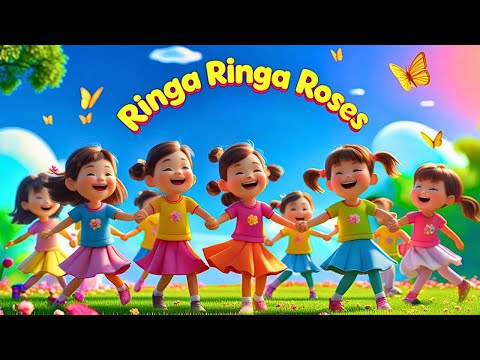 Ringa Ringa Roses | Fun & Engaging Kids Rhyme | Perfect for Toddlers & Preschoolers @MozuKidz