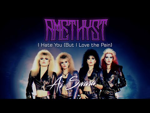 Ai Swara | Amethyst - I Hate You (But I Love the Pain)  #hardrock  #rocknroll #aimusic