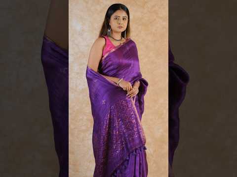 Effortless Elegance: Motka Saree Style #jerryapp #shortvideo #shorts #saree #youtubeshorts #reels