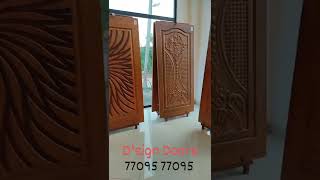 Teak Wood Main Doors Collection | D'sign Doors #shorts