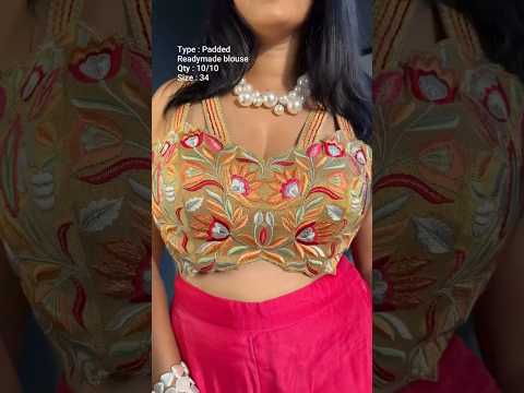 Myntra sale haul | 5 myntra designer readymade blouse #shorts #myntrahaul #myntrablouse #myntrasale