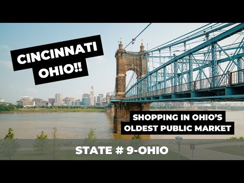 HISTORIC CINCINNATI | Large Family Travel | Findlay Market & Roebling Suspension Bridge