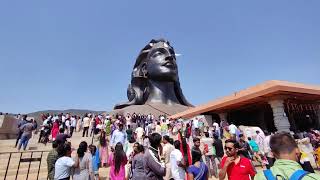 Shiva Temple: Adiyogi Statue at Isha Foundation, Chikkaballapur🔱📿🕉🪘ಓಂ ನಮಃ ಶಿವಾಯ𓆗🚩🛕🐚हर हर महादेव🕉️🔱