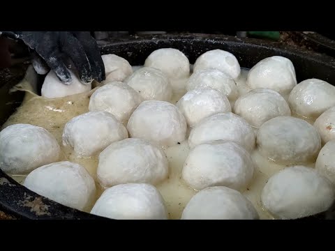 Pan-Fried Cabbage Buns ,Chive steam-fried baozi ,fried dumplings Making Skills -Taiwan Street Food