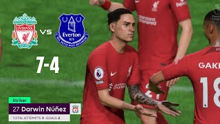 Liverpool vs Everton Fifa 23 | FC 24 Gameplay  (PC UHD) [4K60FPS]