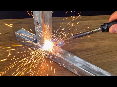 How to make a simple welding machine at home! Genius idea