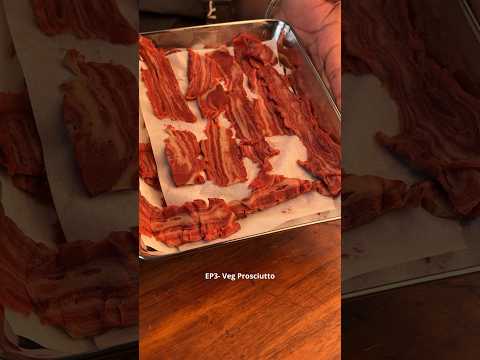 VEG PROSCIUTTO BACON RECIPE 🥓 | Veg Beaf Wellington EP3