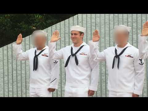 US Navy Re-Enlistment || Saying The Oath || My life in 4K