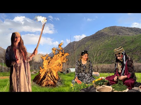 Making Fish and Chicken for NOWRUZ 2024 🔥 in The Village