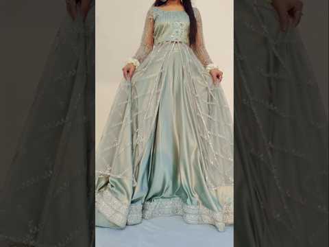 Pakistani Wedding outfit ✨ designing#new #viral #dress #frontopen #trending outfit