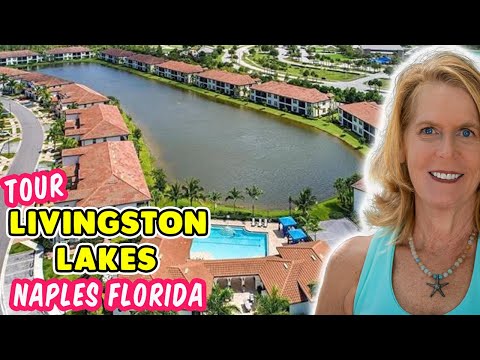 Living in Naples Florida -tour the neighborhood of Livingston Lakes