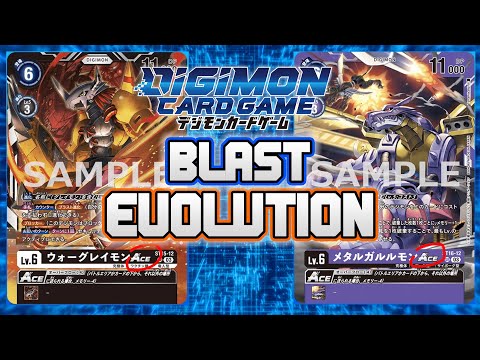 BLAST EVOLVE with the new ACE DIGIMON!! | Digimon Card Game New Mechanic (ST15/16 & BT14 Blast Ace)