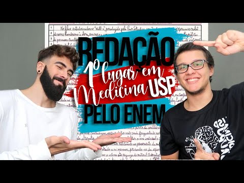 Lendo e comentando a redação 1º LUGAR em medicina USP (ENEM)