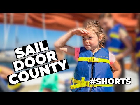 SAIL DOOR COUNTY | Beautiful Sailboat | #shorts