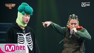 [ENG sub] Show Me The Money8 [무삭제] EK VS 제네 더 질라 @크루 디스 배틀 Full ver. 190906 EP.7