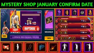 Mystery Shop January Confirm Date | Mystery Shop January 2021 | Mystery Shop Free Fire