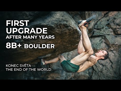 Upgrade of Unrepeated 8B(+) Boulder - The End of the World | Adam Ondra