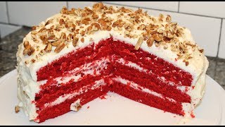 Making Southern Red Velvet Cake - Recipe