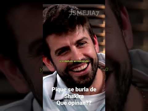 Pique se Burla de Shakira ¿ Que opinan ? #shakira #pique