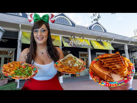 Saratoga Springs DINNER 🏇 Disney World Artist's Palette food review 2024