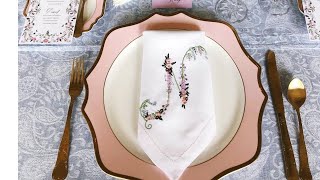 How to fold a  napkins for a more elegant table