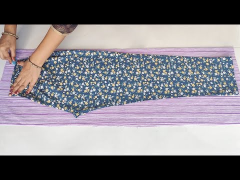 सिर्फ 5 मिनट में बनाए पैंट | Pant trouser cutting and stitching Very Easy way