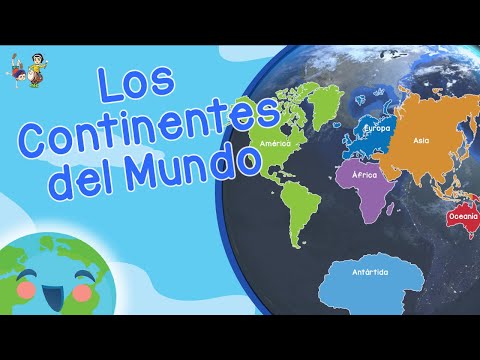 Los Continentes para Niños (Videos Educativos para Niños)