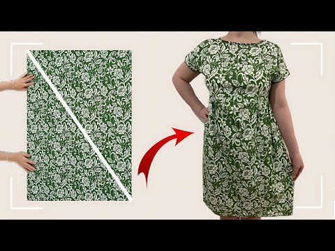 Very Easy Only 1 meter Fabric Cut in 5 minute and Sew only 10 minute ✂️ For Beginners Sewing