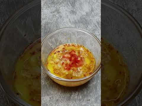 QUICK EGG OMELETTE || FLUFFY  OMELETTE for bachelors || EGGY BALL #shorts