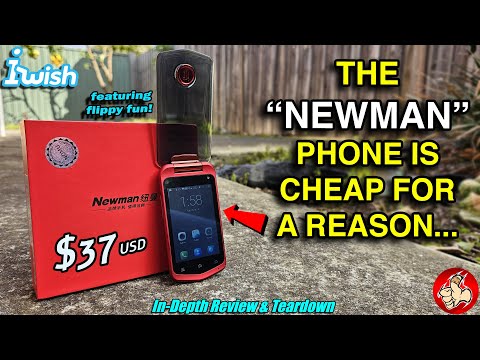 The $37 NEWMAN V998 Weird Android Flip Phone looks like a cool novelty! It's definitely not...